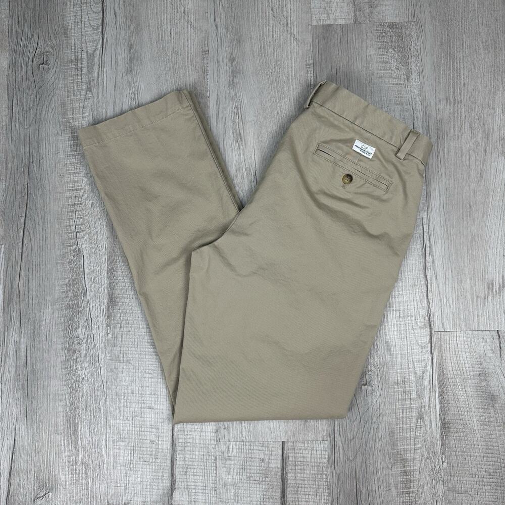 Vineyard Vines Chino Pants Mens 35x32 Khaki Straight Fit Cotton Stretch Casual